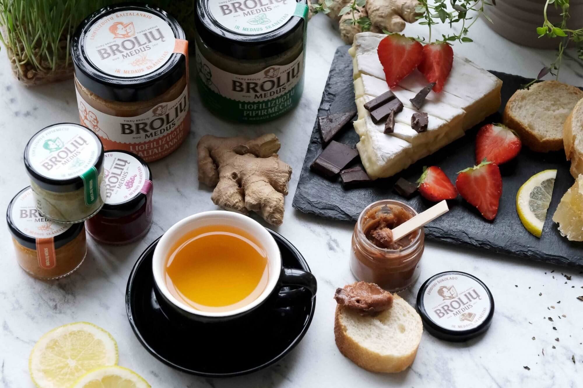 Cinnamon, turmeric and honey - natural antioxidants 1 ciberžolė ir medus